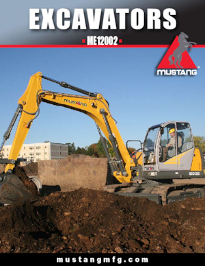 Excavatrice sur chenilles Mustang ME12002