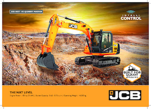Excavatrice sur chenilles JCB NXT 145