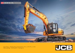 Excavatrice sur chenilles JCB NXT 205