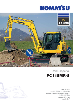 Excavatrice sur chenilles Komatsu PC118MR-8