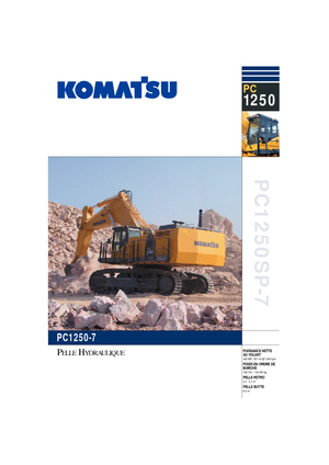 Excavatrice sur chenilles Komatsu PC1250SP-7