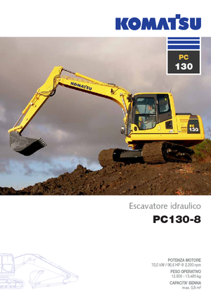 Excavatrice sur chenilles Komatsu PC130-8