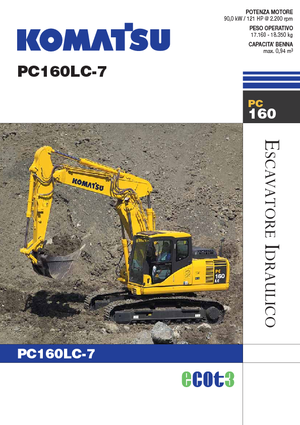 Excavatrice sur chenilles Komatsu PC160LC-7
