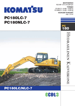 Excavatrice sur chenilles Komatsu PC180LC-7