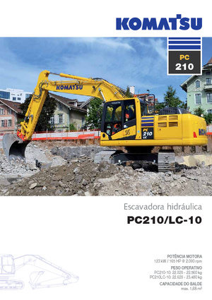Excavatrice sur chenilles Komatsu PC210-10