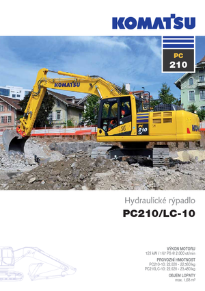 Excavatrice sur chenilles Komatsu PC210-10
