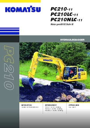 Excavatrice sur chenilles Komatsu PC210LC-11E0
