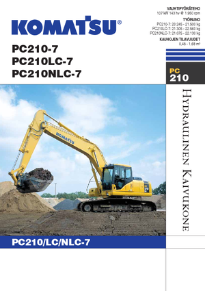Excavatrice sur chenilles Komatsu PC210NLC-7