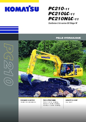 Excavatrice sur chenilles Komatsu PC210NLC-11E0