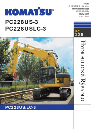 Excavatrice sur chenilles Komatsu PC228US-LC-3