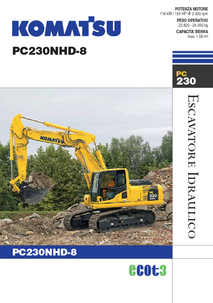 Excavatrice sur chenilles Komatsu PC230NHD-8