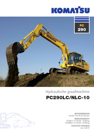 Excavatrice sur chenilles Komatsu PC290LC-10