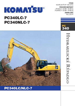 Excavatrice sur chenilles Komatsu PC340LC-7