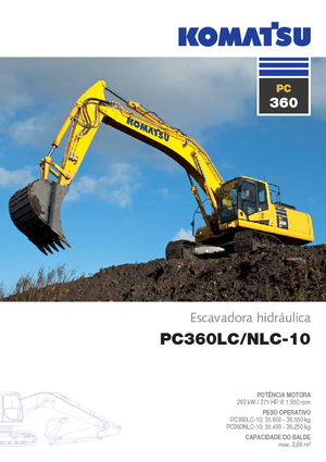 Excavatrice sur chenilles Komatsu PC360LC-10