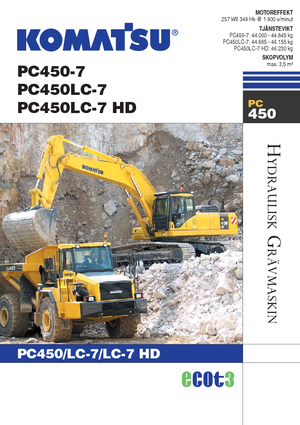 Excavatrice sur chenilles Komatsu PC450LC-7
