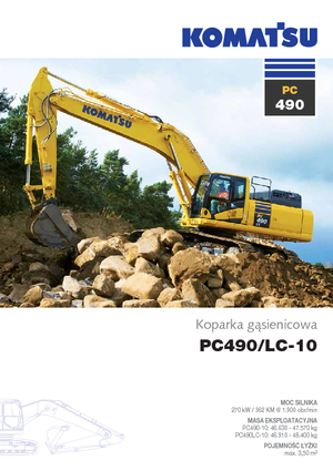 Excavatrice sur chenilles Komatsu PC490LC-10