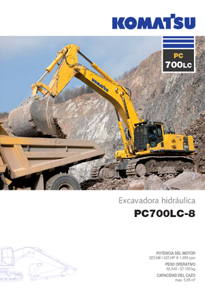 Excavatrice sur chenilles Komatsu PC700LC-8
