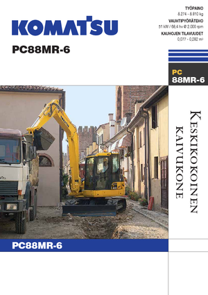 Excavatrice sur chenilles Komatsu PC88MR-6