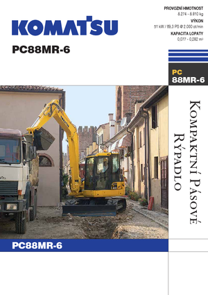 Excavatrice sur chenilles Komatsu PC88MR-6
