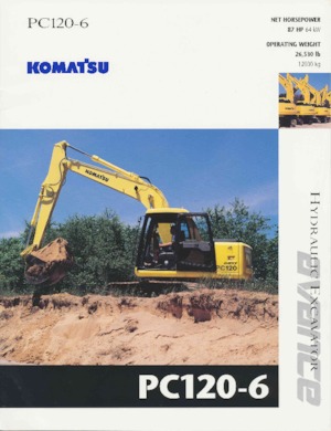 Excavatrice sur chenilles Komatsu PC120-6