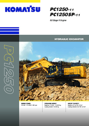 Excavatrice sur chenilles Komatsu PC1250-11E0