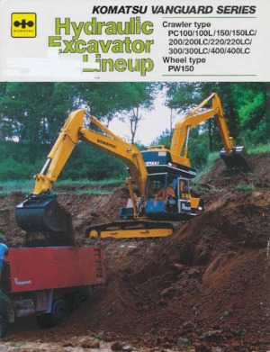 Excavatrice sur chenilles Komatsu PC100