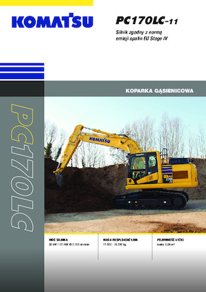 Excavatrice sur chenilles Komatsu PC170LC-11