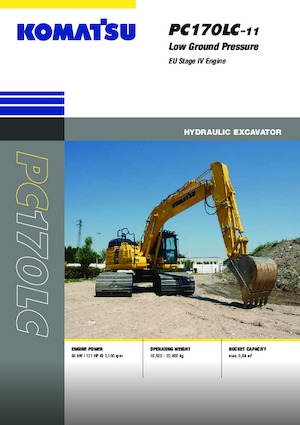 Excavatrice sur chenilles Komatsu PC170LC-11 LGP
