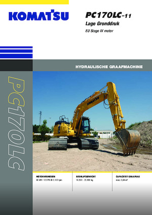 Excavatrice sur chenilles Komatsu PC170LC-11 LGP