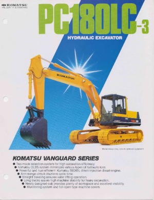 Excavatrice sur chenilles Komatsu PC180LC-3