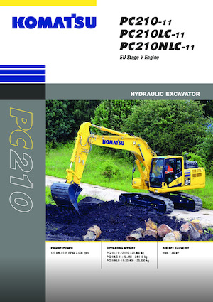 Excavatrice sur chenilles Komatsu PC210NLC-11E0