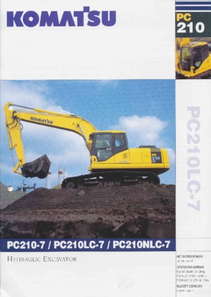 Excavatrice sur chenilles Komatsu PC210NLC-7