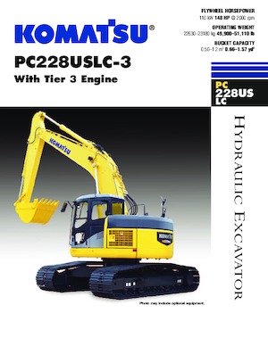 Excavatrice sur chenilles Komatsu PC228US-LC-3