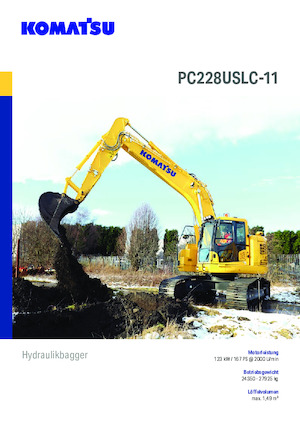 Excavatrice sur chenilles Komatsu PC228USLC-11E0