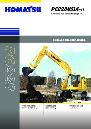 Excavatrice sur chenilles Komatsu PC228USLC-11E0