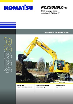 Excavatrice sur chenilles Komatsu PC228USLC-11E0