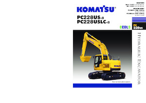 Excavatrice sur chenilles Komatsu PC228USLC-8