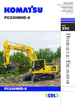 Excavatrice sur chenilles Komatsu PC230NHD-8