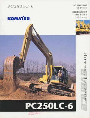 Excavatrice sur chenilles Komatsu PC250LC-6