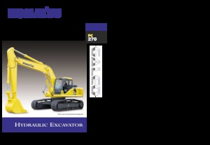 Excavatrice sur chenilles Komatsu PC270-7