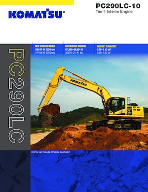 Excavatrice sur chenilles Komatsu PC290LC-10