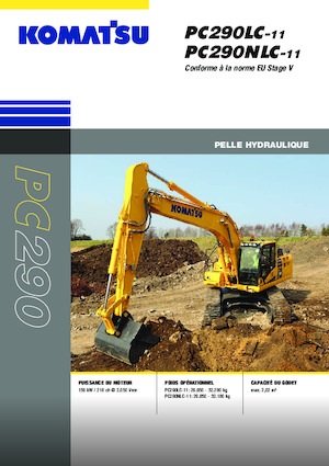 Excavatrice sur chenilles Komatsu PC290NLC-11E0