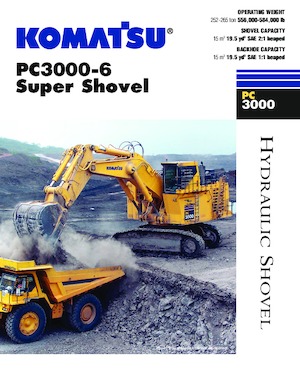 Excavatrice sur chenilles Komatsu PC3000-6