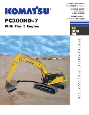 Excavatrice sur chenilles Komatsu PC300HD-7