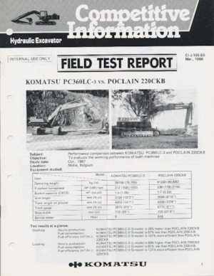 Excavatrice sur chenilles Komatsu PC360LC-3
