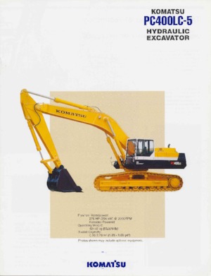 Excavatrice sur chenilles Komatsu PC400LC-5