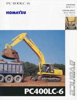 Excavatrice sur chenilles Komatsu PC400LC-6