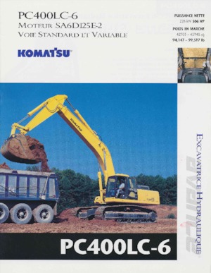 Excavatrice sur chenilles Komatsu PC400LC-6