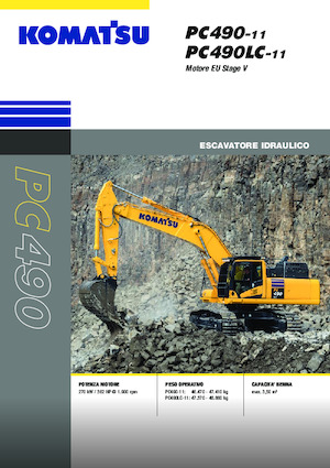 Excavatrice sur chenilles Komatsu PC490-11E0