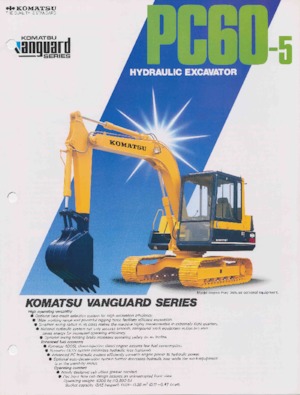 Excavatrice sur chenilles Komatsu PC60-5